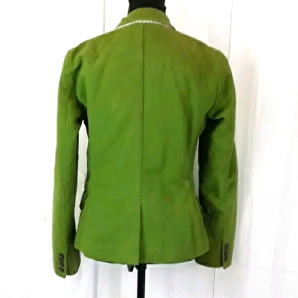 J.crew blazer sz S green jacket - Picture 4 of 7